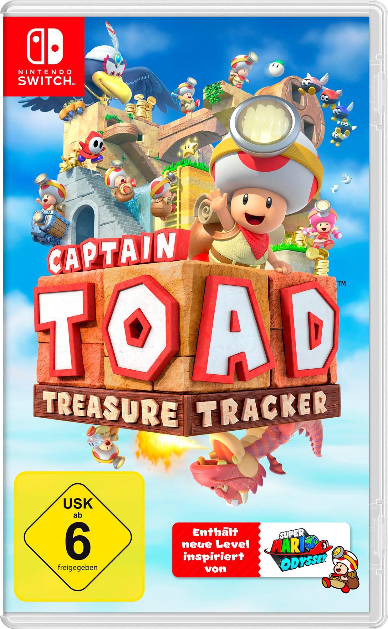 SWITCH Spielesoftware "Captain Toad: Treasure Tracker", bunt (weiß, neutral), Nintendo Switch, Spielesoftware, Spielesoftware
