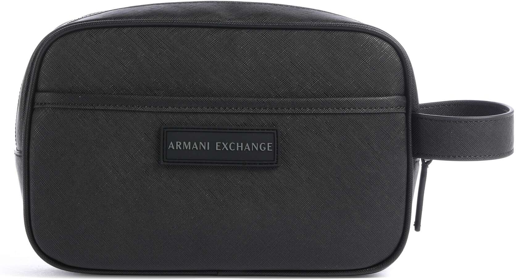 Armani Exchange Thiago Kulturbeutel, schwarz