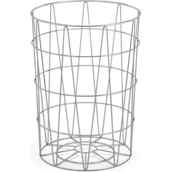 Wäschekorb Satone, silber
