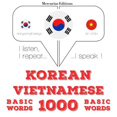 1000 essential words in Vietnamese - JM Gardner, Audio, 9782821138810