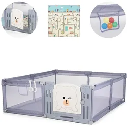 Chipolino, Laufgitter, Laufstall Amico Set Spielmatte (200 x 180 x 62 cm)