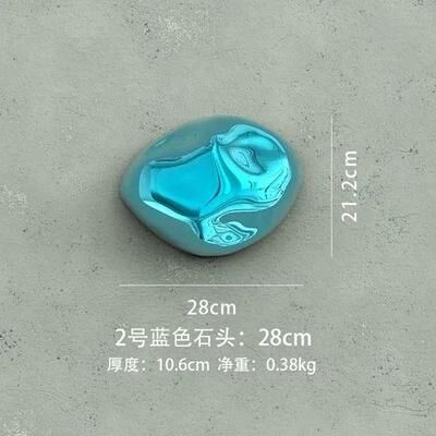 Uplift Treasures Golden 3D Simulation Stone Wall Decor blue.02