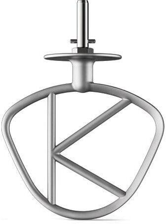 Knethaken KENWOOD "KW712214", silber (silberfarben), Aluminium, Küchenmaschinen-Rührelemente, Knethaken silberfarben Einheitsgröße