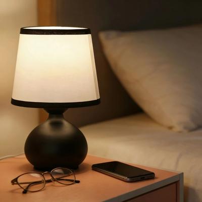 Inspired Living Modern LED Bedside Lamp For Bedroom, Living Room & Study Desk a