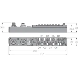 Turck piconet Stand-alone-Modul SDNB-0800D-1008