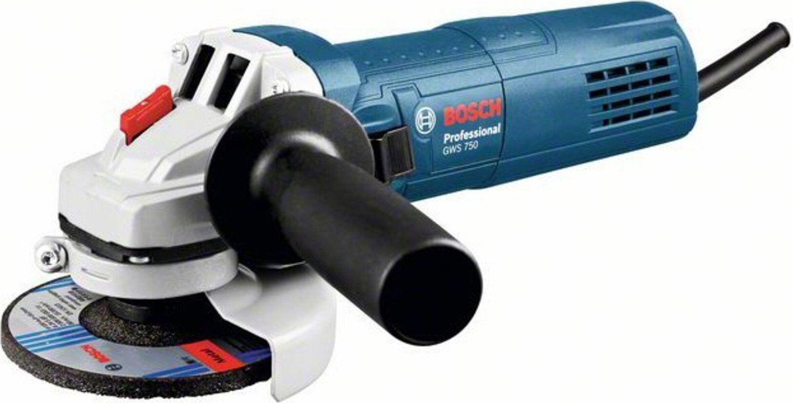 Bosch GWS 750 Professional hoekslijpmachine (125 mm, blauw/zilver, 740 Watt)