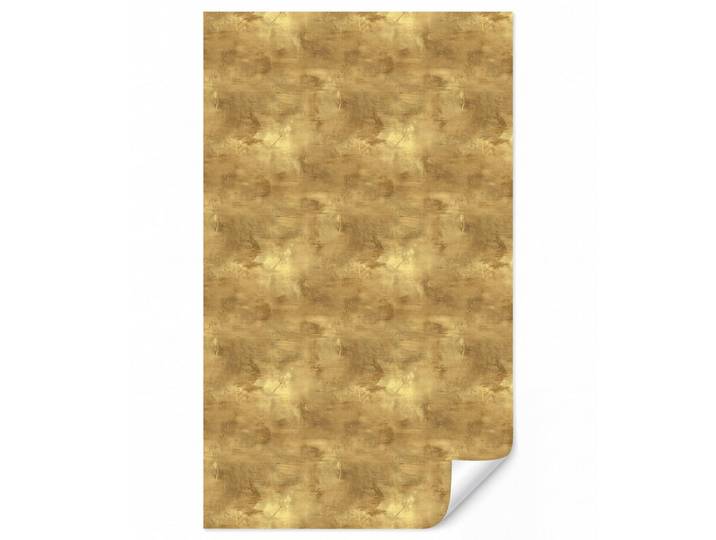 OnlyWow Tapete - Industriell - Textur - Gold - 180x300 cm, Goldfarben, Papier, Rechteckig, 180x300 cm, Tapeten & Wandverkleidungen, Vliestapeten