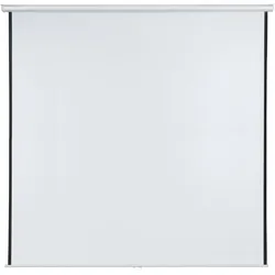 Franken Rolloleinwand 240 x cm Projektionsfläche (94.49", 1:1), Leinwand, Weiss