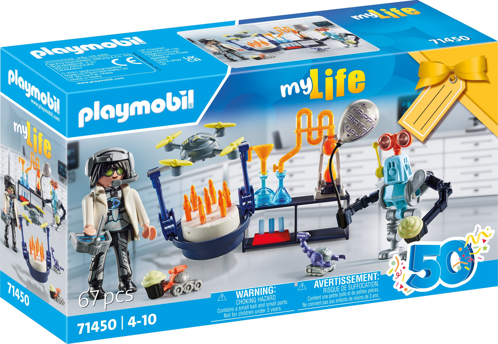 Playmobil My Life 71450 Onderzoeker met robots