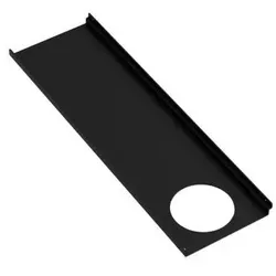 Hewi Ablage 950.13.0015DC 102x360mm, schwarz tiefmatt, Loch rechts