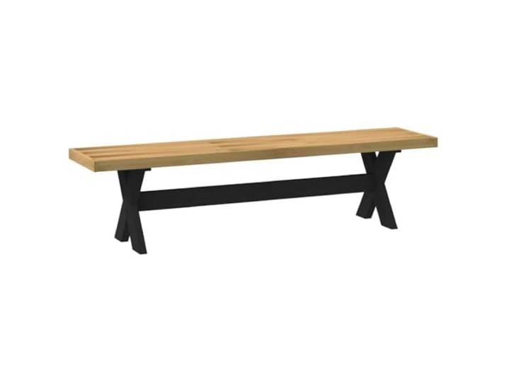 smnyxs NOAIN Essbank, massives Kiefernholz, 180 x 40 x 45 cm, X-Beine Massive Kiefer, Fuß X, 180 x 40 x 45 cm, glatte Oberfläche, leicht zu reinigen, für den Innenbereich, Essen und Sitzen