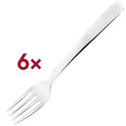 Amefa 6er-Set Tafelgabeln »Regent« silber