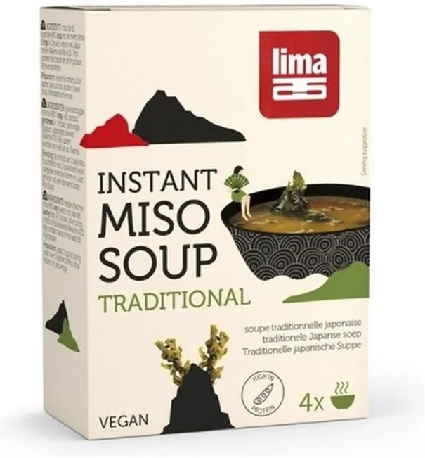 Lima Sopa De Miso Instantânea Tradicional 4 Unds 10g