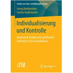 Individualisierung und Kontrolle, Fachbücher von Georg Breidenstein, Sandra Rademacher