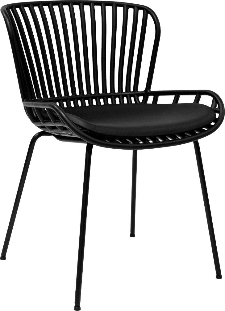 Kick Collection tuinstoel set - Zwart - Kunststof