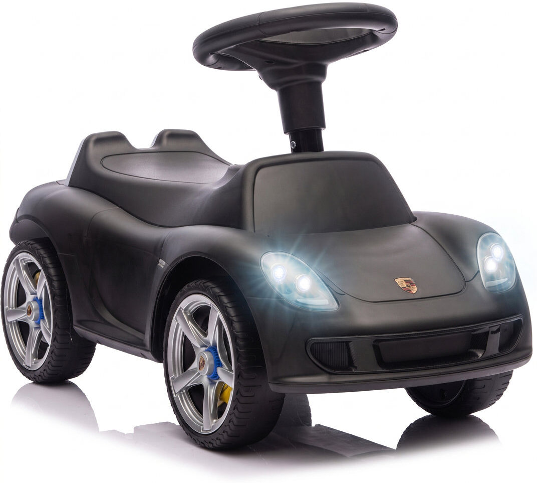HOMCOM AIYAPLAY Ride on Car with Horn, Lights, Sound, Porsche Licensed Black