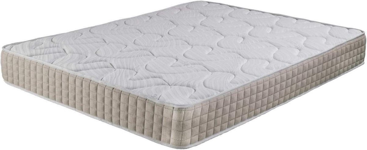 Visco-elastisch Traagschuim Matras met Supracell Kern - Wit - 180 x 200 cm