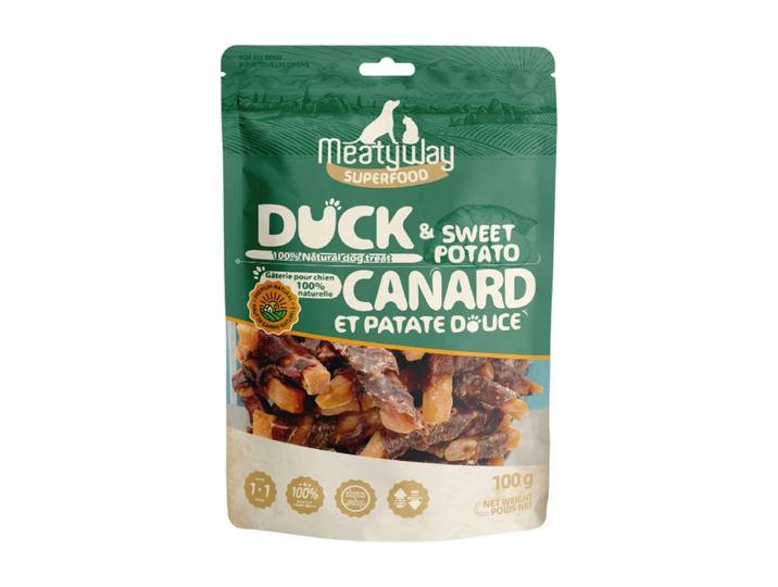 MeatyWay Canard Et Patate Douce 100 g