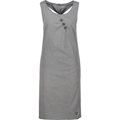 Sommerkleid ALIFE & KICKIN, Damen, Gr. M, Normalgrößen, grau (steal denim), 100% Lyocell, Rundhals, Kleider Sommerkleid