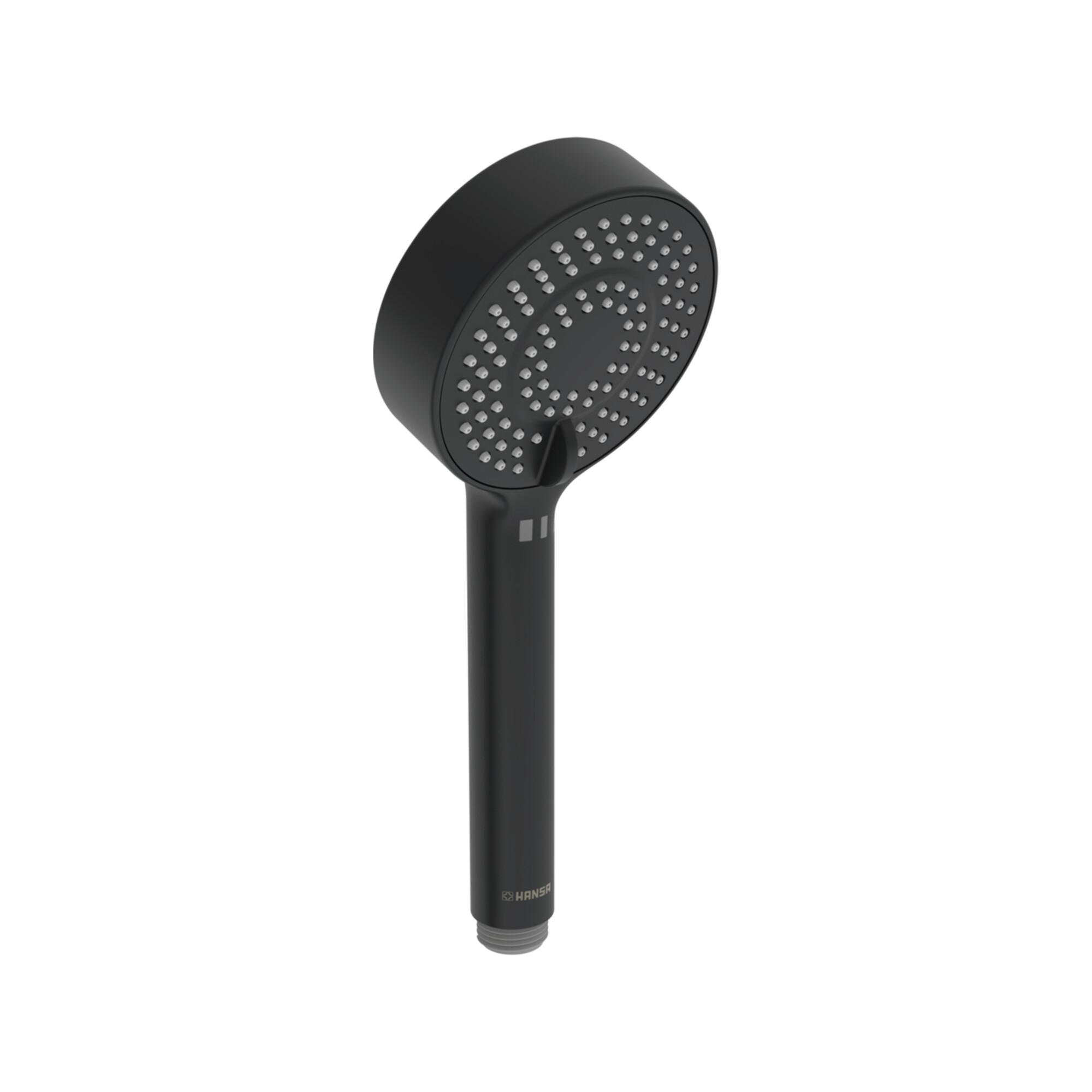 Hansa Handbrause HANSABASICJET d= 95mm, 3-strahlig, mattschwarz (4463030033)