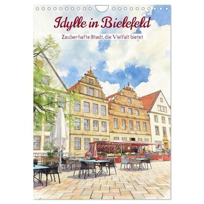 Idylle in Bielefeld (Wandkalender 2027 DIN A4 hoch), CALVENDO Monatskalender