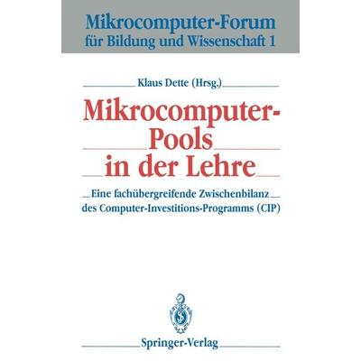 Mikrocomputer-Pools in der Lehre, Taschenbuch von , Springer Berlin, 978-3-540-51408-4