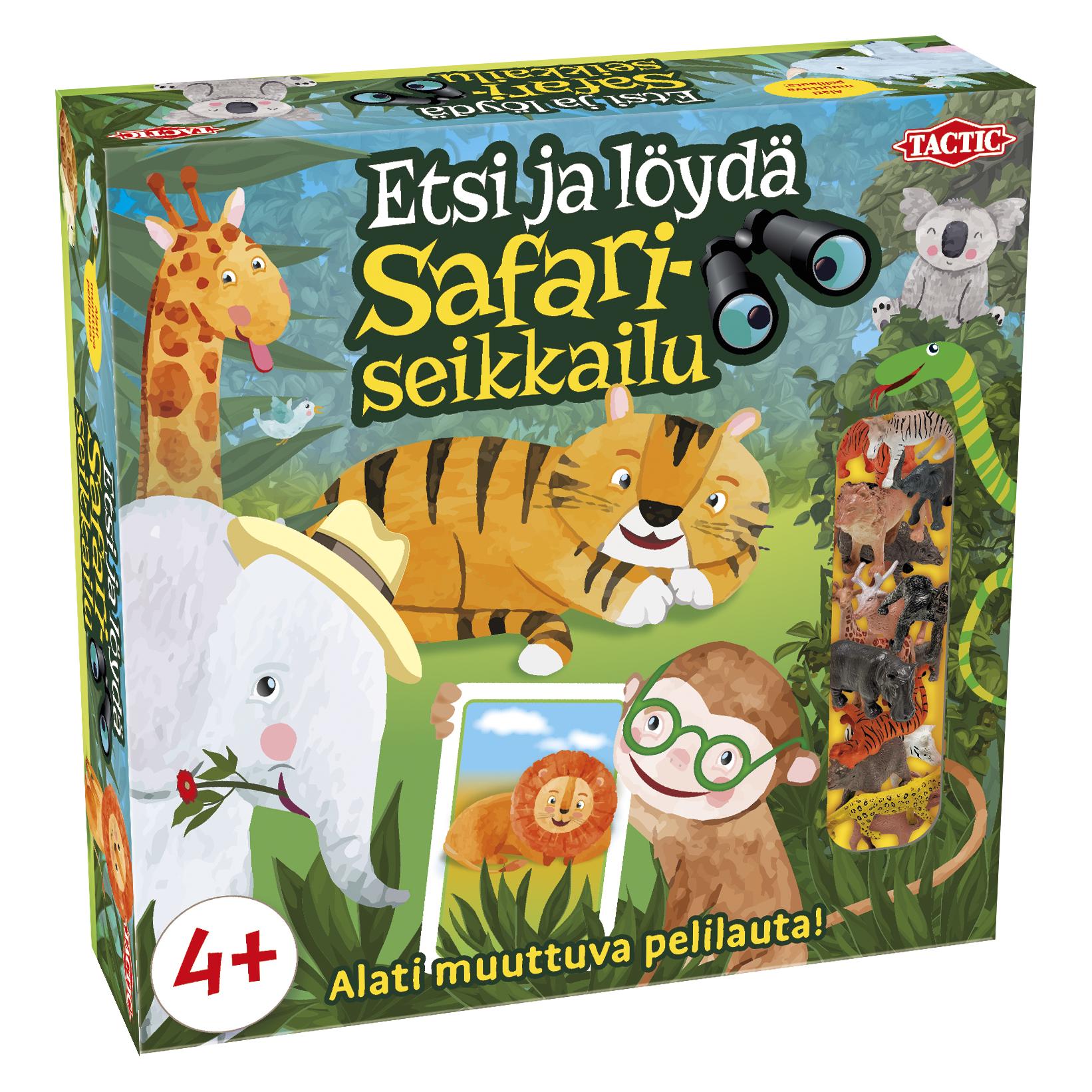 Tactic Etsi ja lÃ¶ydä! Safariseikkailu -lastenpeli (Finnisch, 2 - 4 Spieler) (56396)