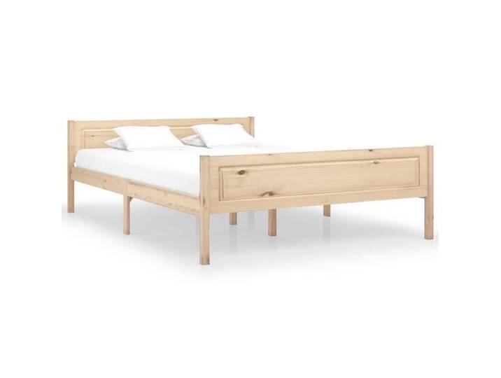 Bon Sommeil Luxus Cadre de lit Bois de pin massif 160x200 cm avec Desgin franco-européenne pl231s