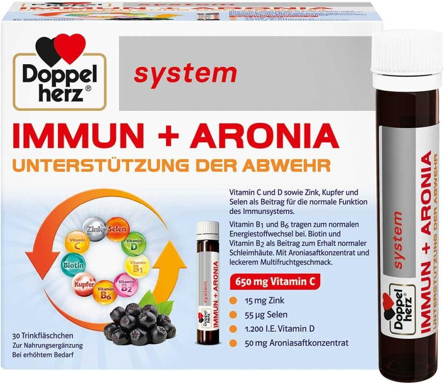Doppelherz Immun+Aronia System Ampullen 30stk