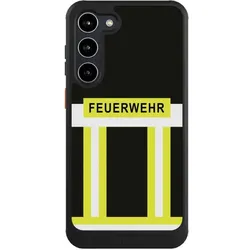 Nivocase Hülle für Samsung Galaxy S23+ Handyhülle NIVOcore Case Schwarz Beruf Feuerwehr Feuerwehrmann (Samsung Galaxy S23+), Smartphone Hülle, Schwarz
