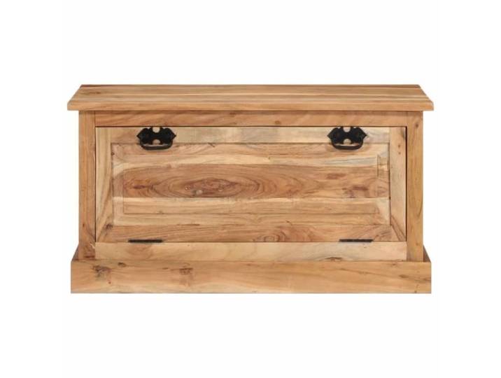 Banc d'entrée en bois d'acacia massif - BONNEVIE® - 85x40x45cm - Rangement chaussures