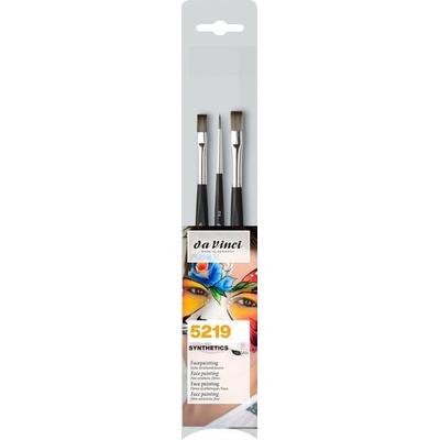 da Vinci Pinselset SYNTHETICS FACEPAINTING, 3er Set