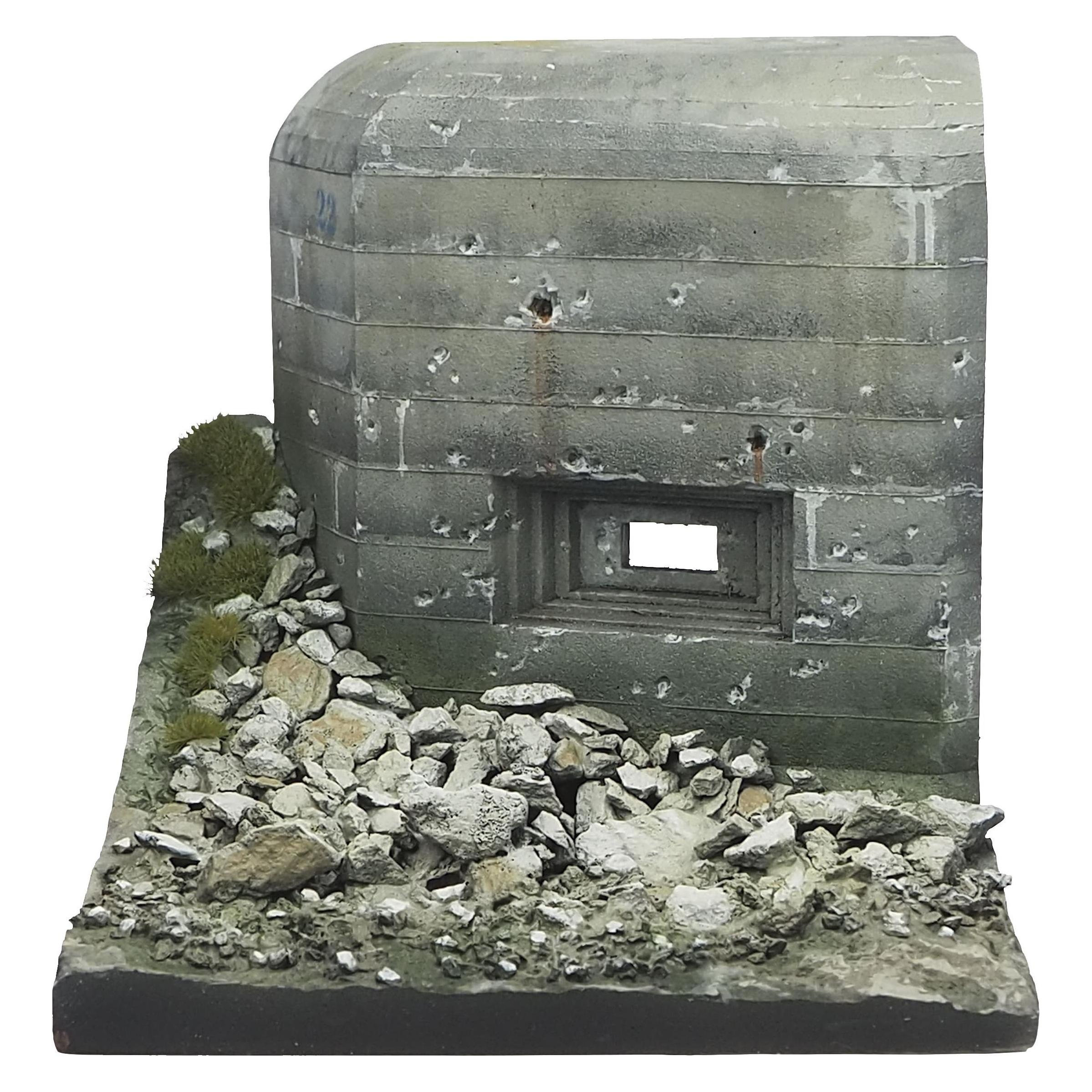 Wittmax Scenics Diorama Bases WWII Bunker 8x8x8cm (SC012)
