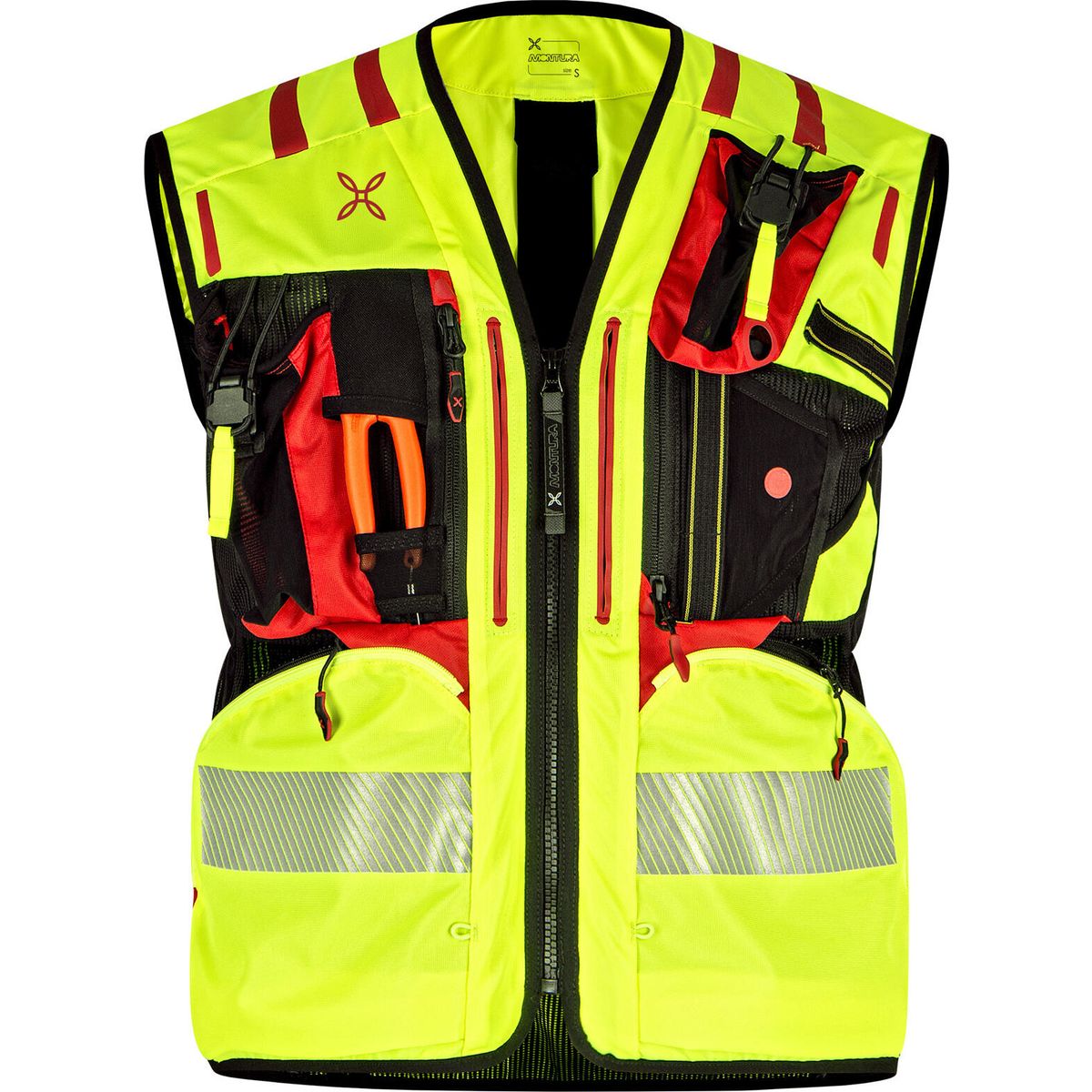 Montura Operator EVO 4 Vest giallo fluo/rosso (70F10) XS MVVH09XS-TS864-70F10-XS