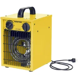 Master Elektroheizung B 2 EPB 2 kW, Heizlüfter, Schwarz, Gelb