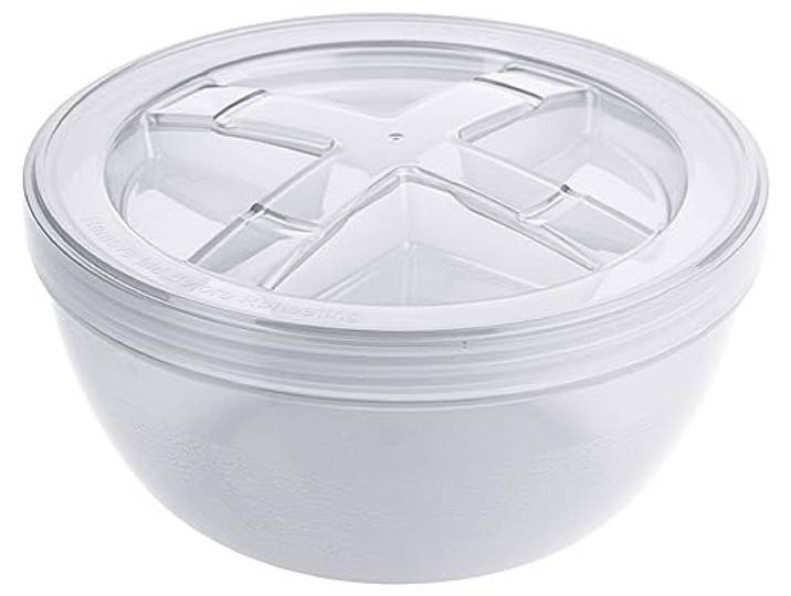 Contacto Mehrweg-Suppenbehälter mit Deckel, weiß, 1120 ml, Ø 8,5 cm, Essensbox, Menübox, Suppenschüssel