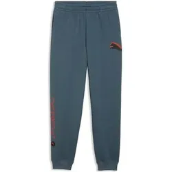 PUMA Kinder Freizeit / Mode Sommer GJ Hosen lang Hosen lang Ki PUMA STREET Relaxed Sweatpants FL B, Größe 140 in Blau Blau