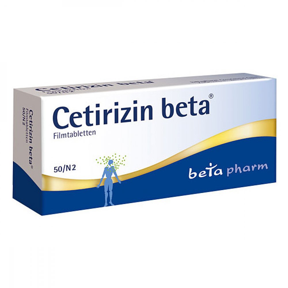 betapharm Arzneimittel GmbH Cetirizin beta 02156887