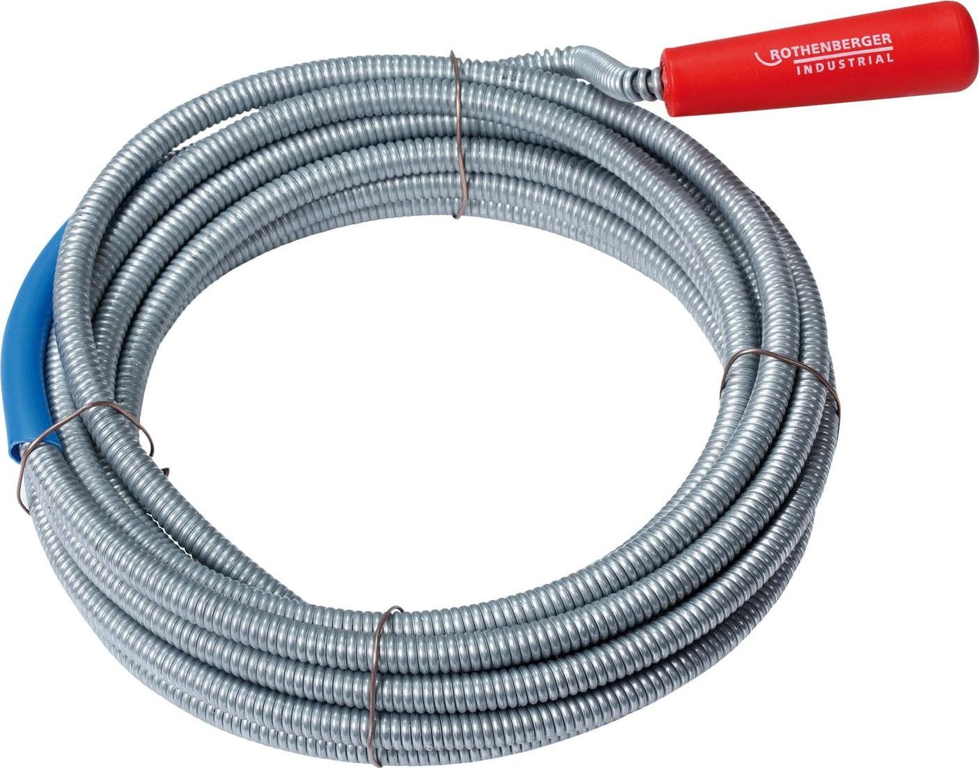 Rothenberger Flexibele Rioolreiniger met haakkop, Ø 9 mm, 7 m