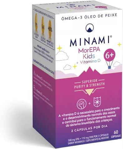 Nestlé Minami MorEPA Kids + Vitamina D x60 Cápsulas