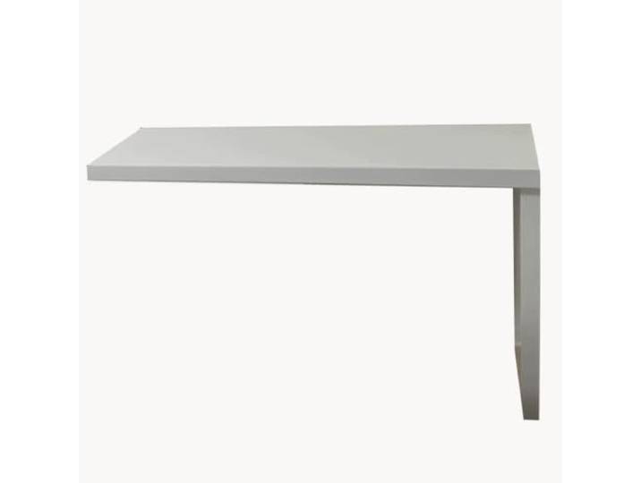 Schreibtischverlängerung aus Holz, Schminktischverlängerungsplatte L-förmig Erweiterungsplatte aus Holz für Kommode und Schrank, Erweiterung des Arbeitsplatzes im Homeoffice(Weiß,160x46x90.5cm)