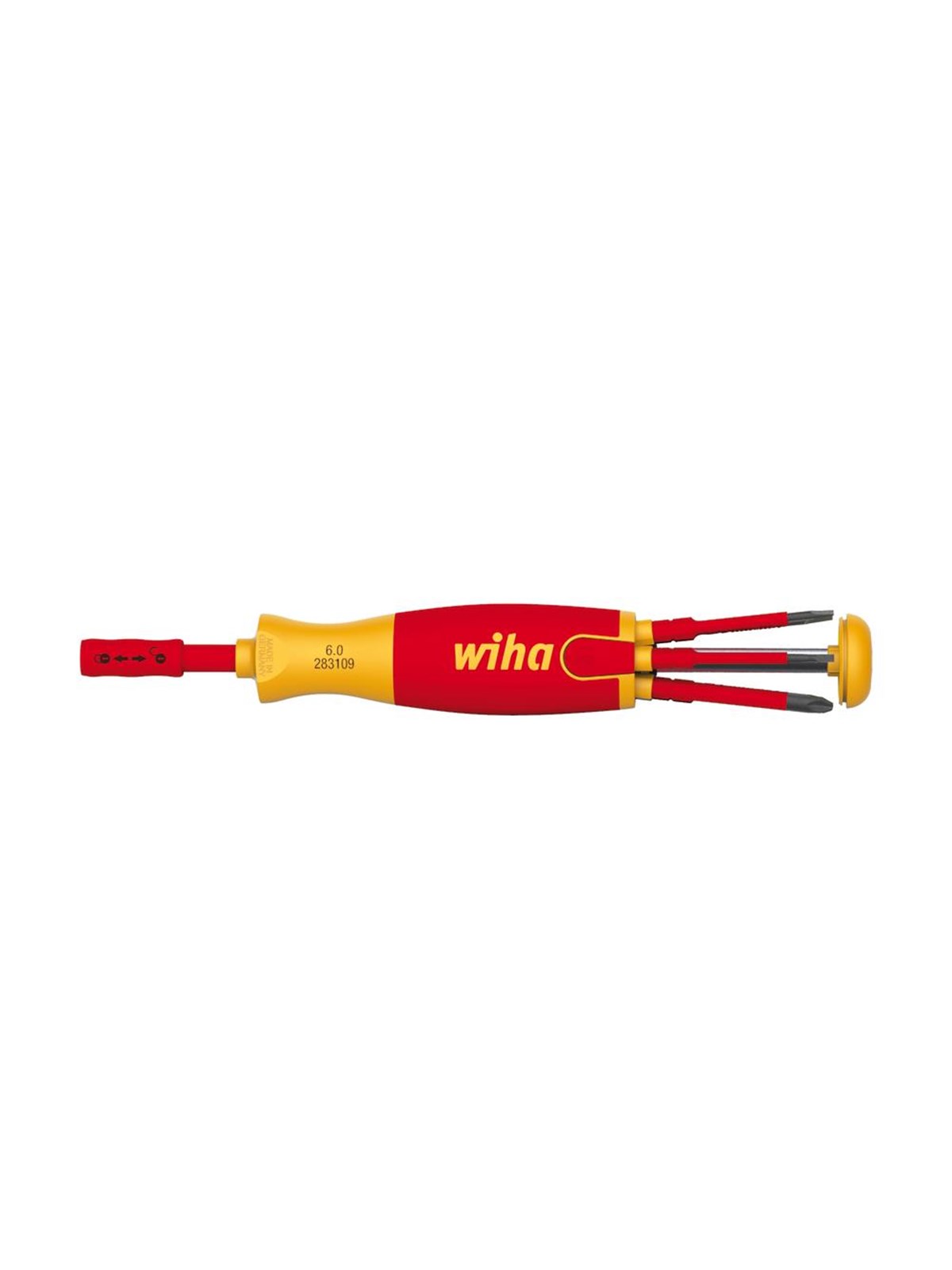 Wiha screwdriver with bit magazine liftup electric
