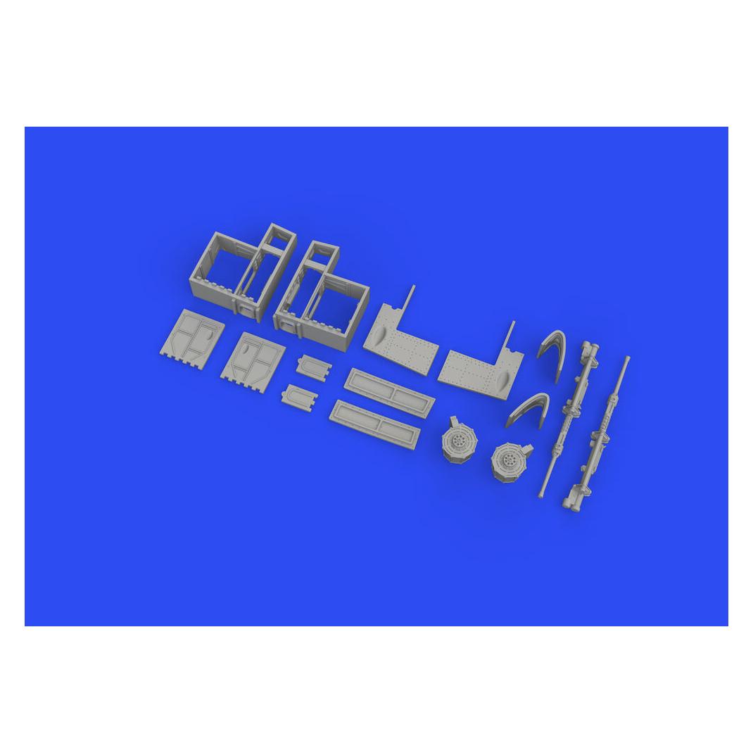 Eduard A6M2-N Rufe gun bays PRINT 1/48 (648849)