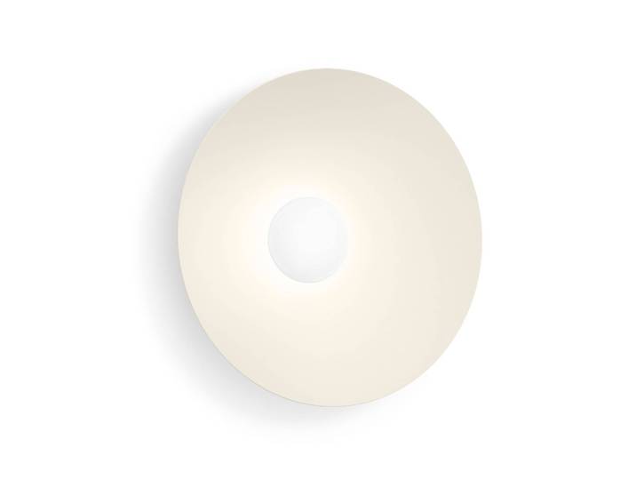 Wever & Ducré Lighting Wandleuchte Clea 2.0, dimmbar, creme / amber, für Wohn- / Esszimmer, Aluminium