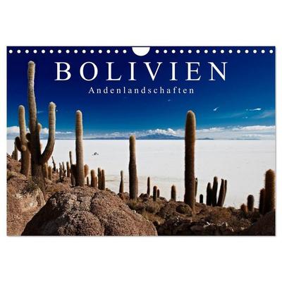 Bolivien Andenlandschaften 'CH-Version' (Wandkalender 2027 DIN A4 quer), CALVENDO Monatskalender