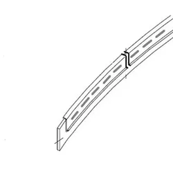 Taski 4114590 Lamelle hinten für CO 600 12200-10 Ersatzteil TASKI für Combimat 600