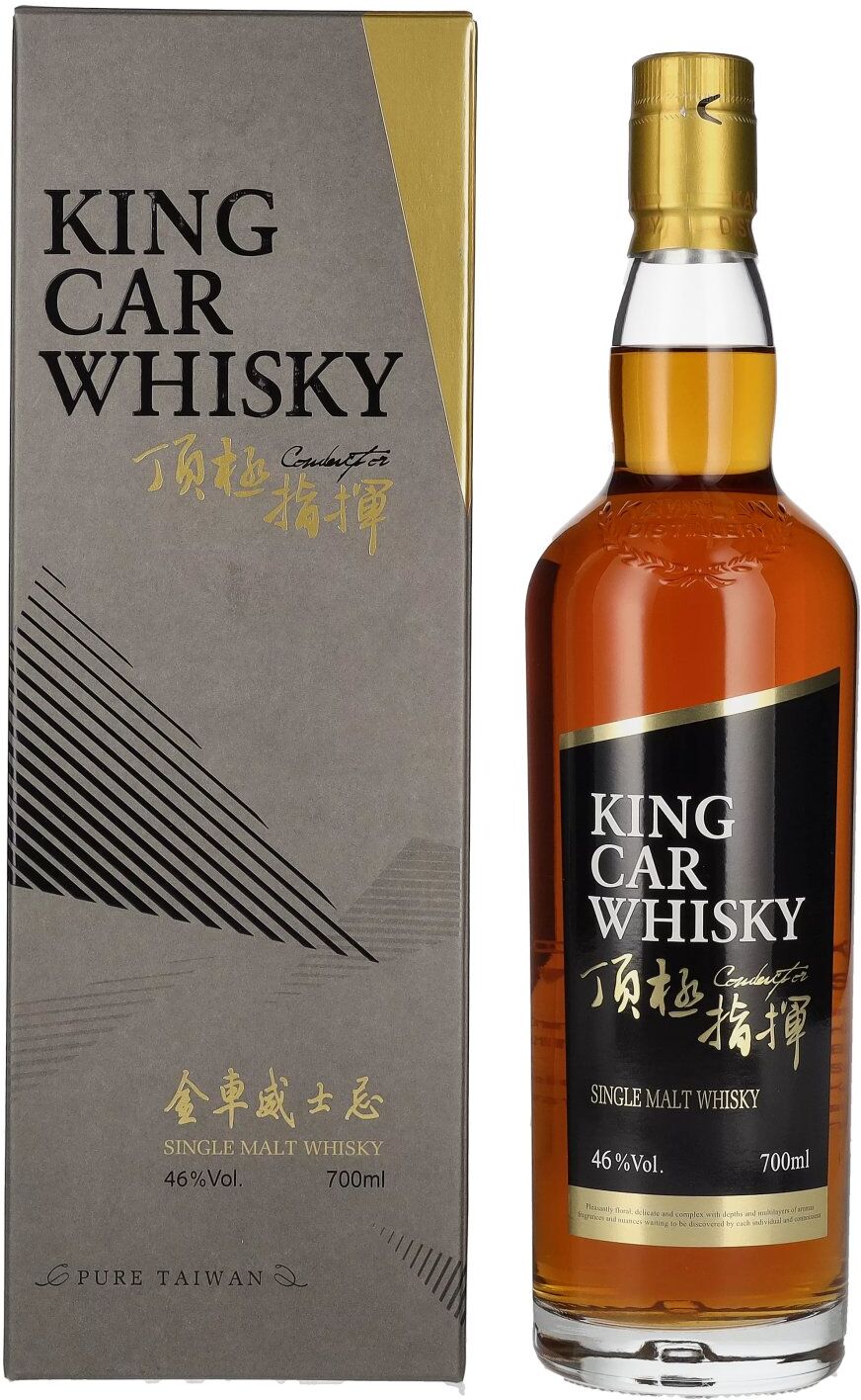 Kavalan Whisky Kavalan KING CAR CONDUCTOR Single Malt Whisky 46% Vol. 0,7l in Geschenkbox