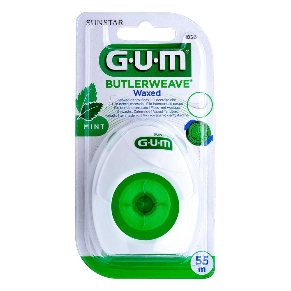 Sunstar Deutschland GmbH GUM Butlerweave Waxed Zahnseide Mint 11348166