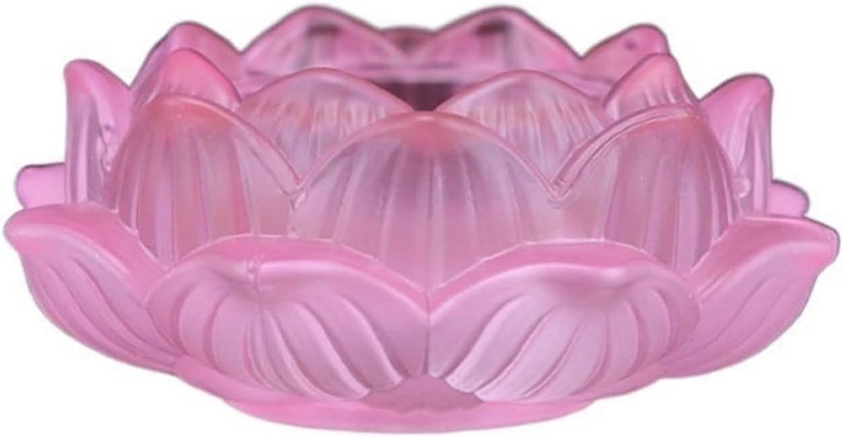 Kandelaarhouder Lotus Decoratieve kaarsenstandaard Kleurrijk Metaal B/D/H: 95 x 45 cm