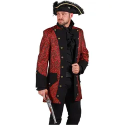 Thetru Paisley Herrenmantel rot (XXL)